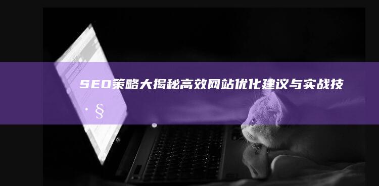 SEO策略大揭秘：高效网站优化建议与实战技巧